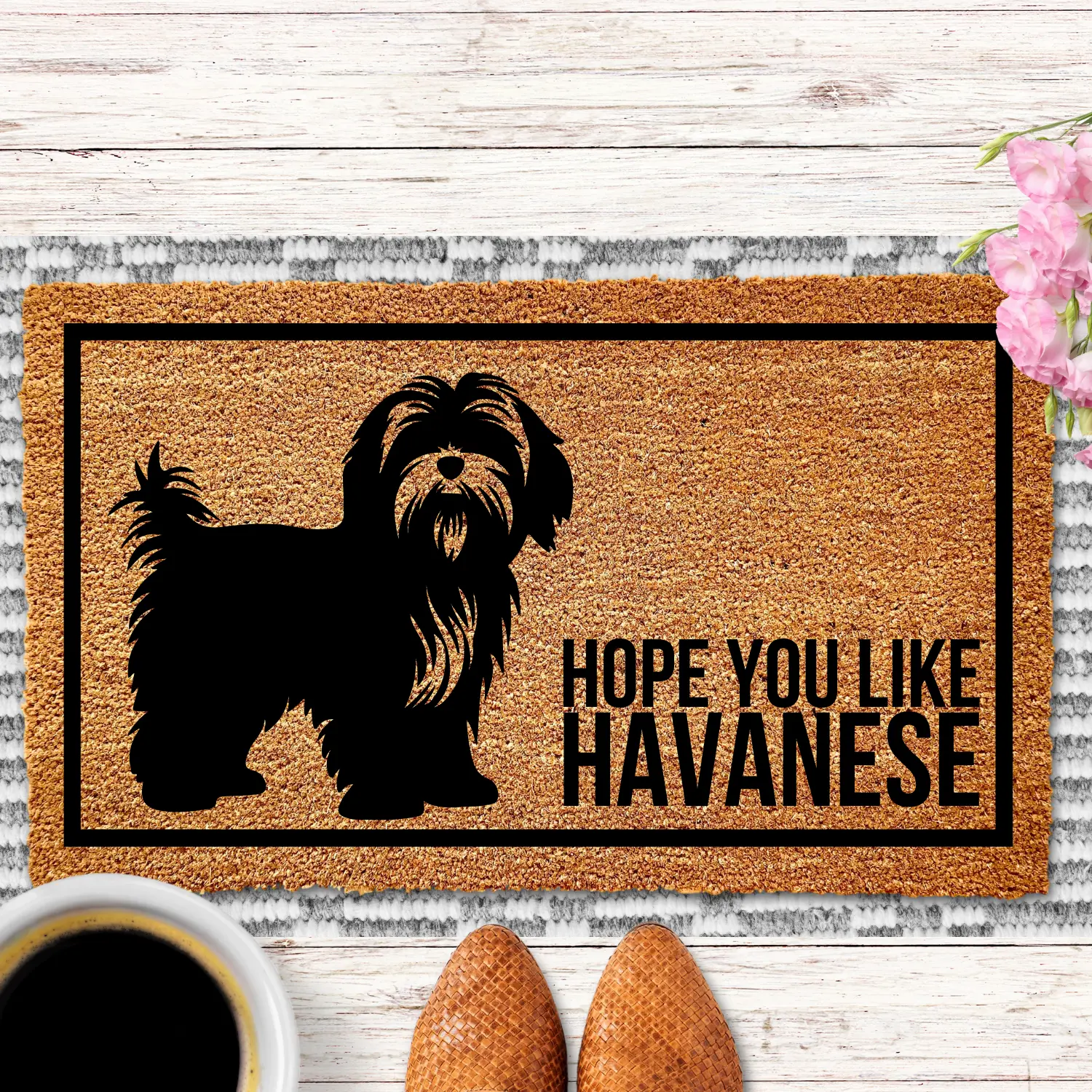 Hope You Like Havanese Doormat, Havanese Doormat, Dog Door Mat, Havanese Gifts, Havanese Owner Gift, Havanese Dog Welcome Mat,Havanese Decor