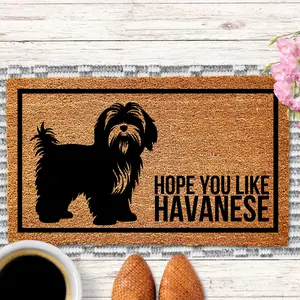Hope You Like Havanese Doormat, Havanese Doormat, Dog Door Mat, Havanese Gifts, Havanese Owner Gift, Havanese Dog Welcome Mat,Havanese Decor