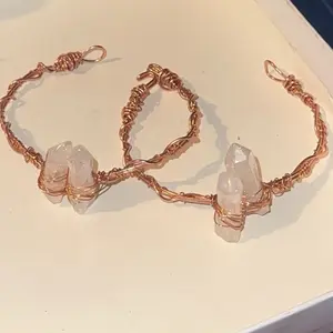 White Cluster Bracelet