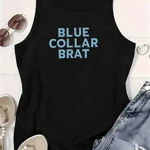 "Blue Collar Brat" Casual Tank Top