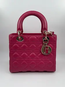 Pre-owned DIOR LEATHER Shoulder Bags CHRISTIAN PINK LADY DIOR