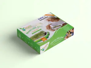 Microgreens Grow Kit (Standard), Grow microgreens at home, Microgreens indoors at home, how to grow microgreens,indoor garden, DIY garden kits, gifts for vegans, gifts for gardeners, microgreen kits near me, microgreens near me