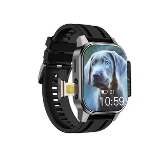 Hot TikTok Toy B22 Smartwatch 5G SIM Card Full Network Compatibility Front Camera Outdoor Rugged Independent App Download Heart Rate Blood Oxygen