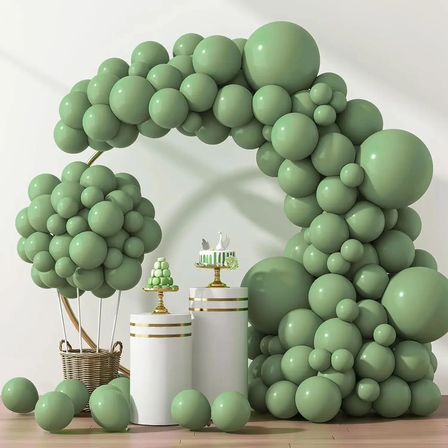 129pcs Balloons Different Sizes 18 12 10 5 Inch for Garland Arch,Party Latex Balloons for Birthday Party Wedding Anniversary  Party Decoration