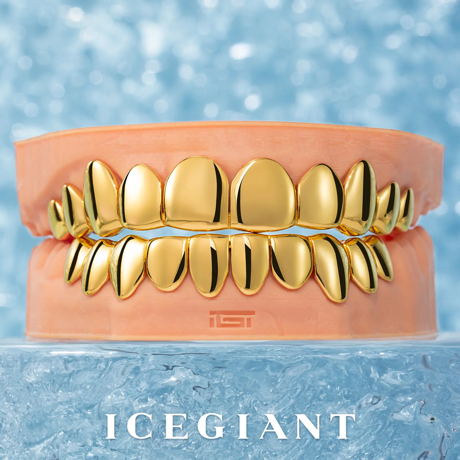 50% Deposit+mold kit | Custom Polished Gold Grillz