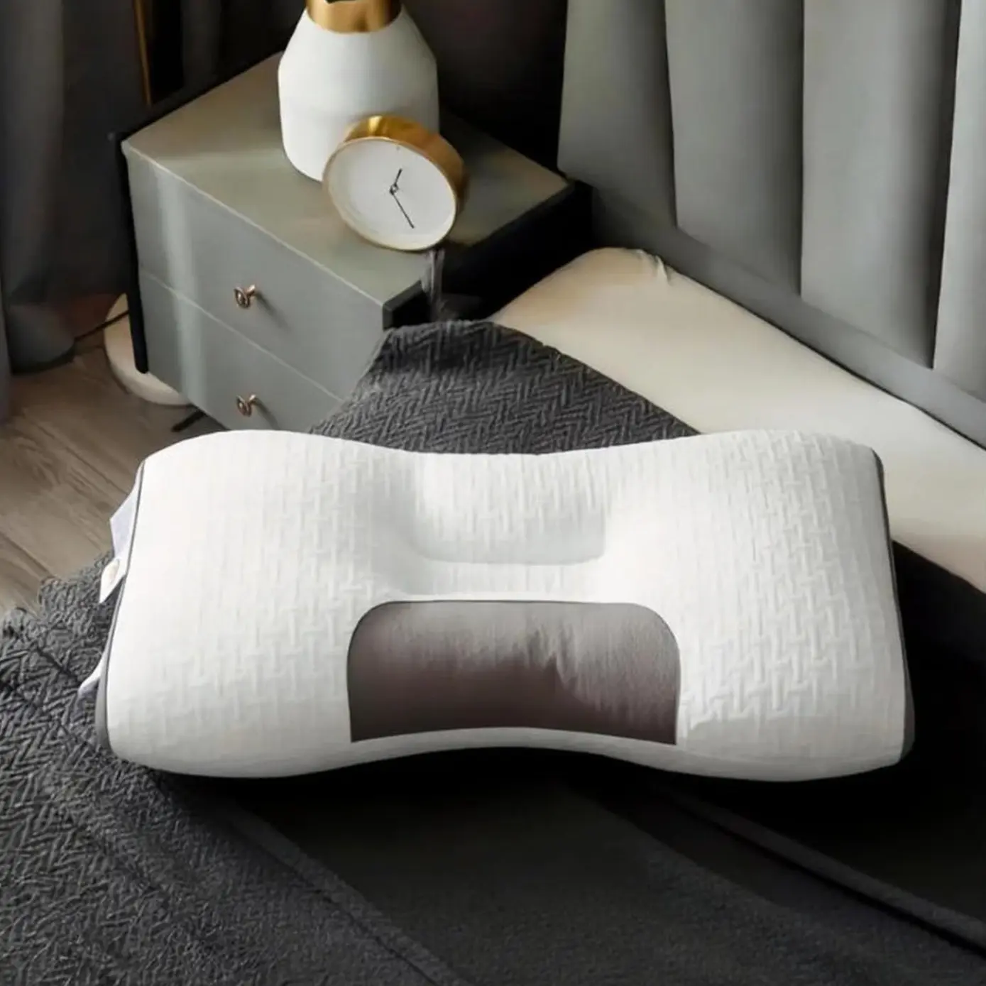 【Only 1 Gift Per Customer】Random Version Shipping, 1PCS Soft Massage Neck Pillow Adjustable Premium Hotel Quality Bed Pillows 【ONLY GIFT】