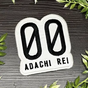 Adachi Rei 00 UTAU Vocaloid Embroidered Iron-On Patch for Cosplay, Jackets, Hats, Itabags, Clothing, Durable Polyester Patch