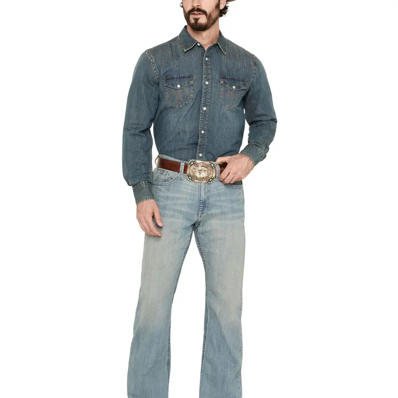 Cody James Men's Men'S Hamshackle Wash Duke Relaxed Bootcut Stretch Denim - Cjsp20j09-Ltw