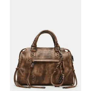 Steve Madden RIGGS BAG BROWN DISTRESSED Steve Madden RIGGS BAG BROWN DISTRESSED