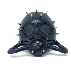 Steampunk Masquerade Party Mask, Scary Horror Devil Masks for Halloween Costume Cosplay