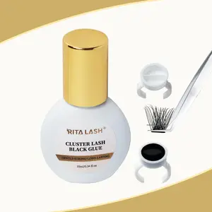 False Eyelash Glue, Quick-Drying Lash Extension Adhesive for, Cosmetic Tool for Women, Cluster Lash Glue