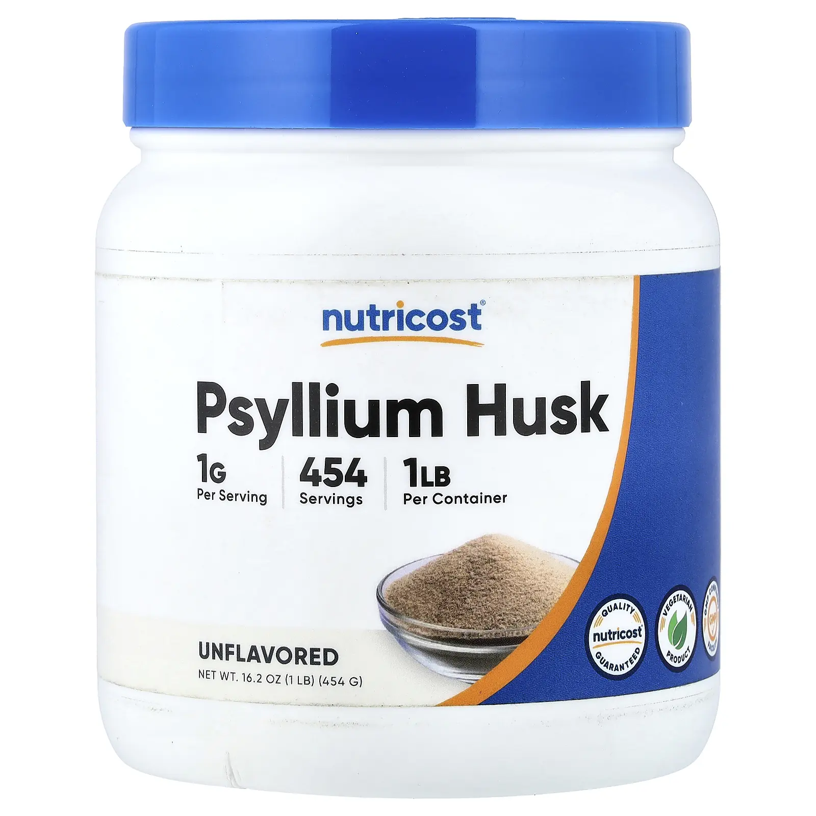 Nutricost Psyllium Husk, Unflavored, 16.2 oz (454 g)