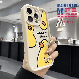 Three Little Yellow Ducks  Advanced fashion gift Case for iPhone 16 15 14 Pro Max 16E 13 12 11 XR XS Plus Shockproof Full Camera Protection Durable slim Silicone Cover