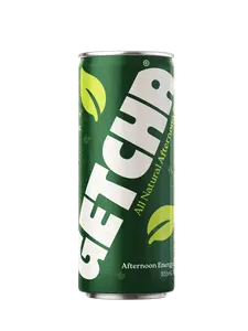 Getcha Original All Natural Afternoon Energy Drink with 59mg Pure Organic Caffeine from Proprietary Getcha Stack Ingredients
