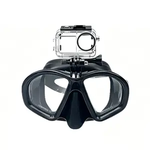 Swimming goggles with nose cover + Action 3/4/5 professional waterproof protective case, Action 3 sports camera waterproof protective case, swimming goggles, swimming protective goggles