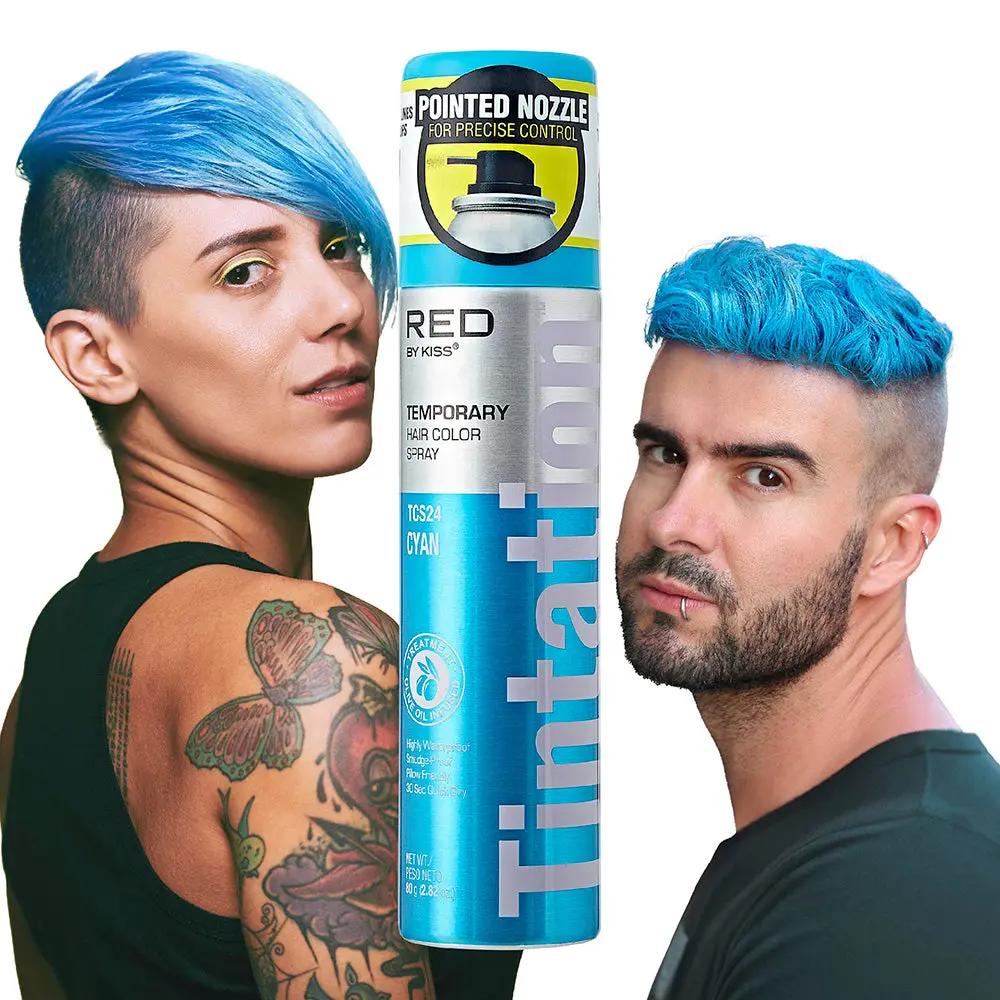 RED by KISS Tintation Color Spray Vibrant Collection - Cyan RED by KISS Tintation Color Spray Vibrant Collection - Cyan