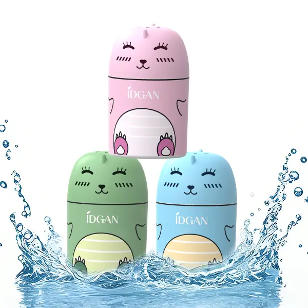 Toilet Bowl Cleaner Bottle with Ocean Jasmine & Peach Scents Three-Color Set for 9 Months of Powerful Cleaning Tablets