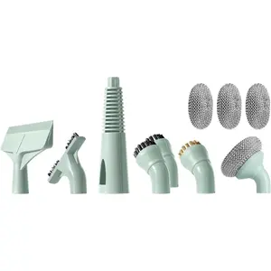 11 count Replacement Accessories for -in-1 Steam Mop & Detachable Handheld Cleaner NB602N, Brass, Gap, Nylon, Magic Brushes, Steam Jet Nozzle and  (Mint Green 11 count)