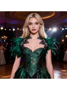 Feathered lace cape princess cloak sexy sweet versatile carnival wings Halloween costume
