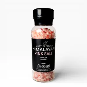 ZF HIMALAYAN PINK SALT COARSE GRAINDER 400g GRINDER
