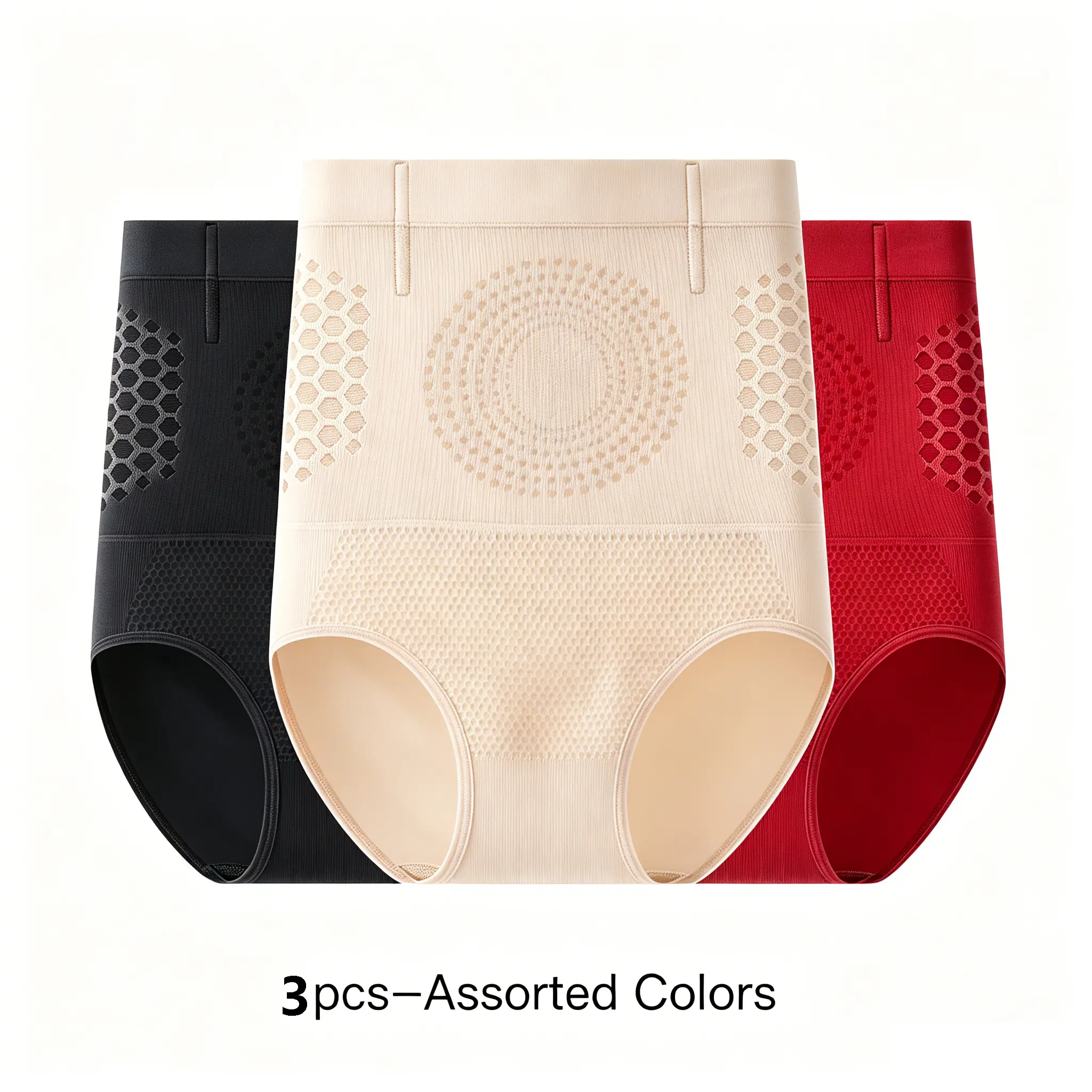 3-Pack 4-in-1 Compression Sweat Shorts for Women – High-Waist Yoga Pants, Breathable Firming Tummy Control Shapewear for Workout & Daily Wear