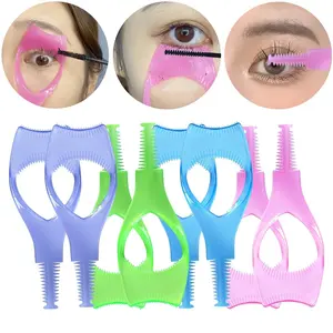 Mascara Shield 8PCS  Lash Buddy Applicator Tool, Guard Eyelash Tools, 3 in 1 Upper Lower Mascara Shield Guard, Separator Eyelash Comb