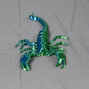 Movable 3D Printed Scorpion Model Home Decorations And Office Decorations to Relieve Stress