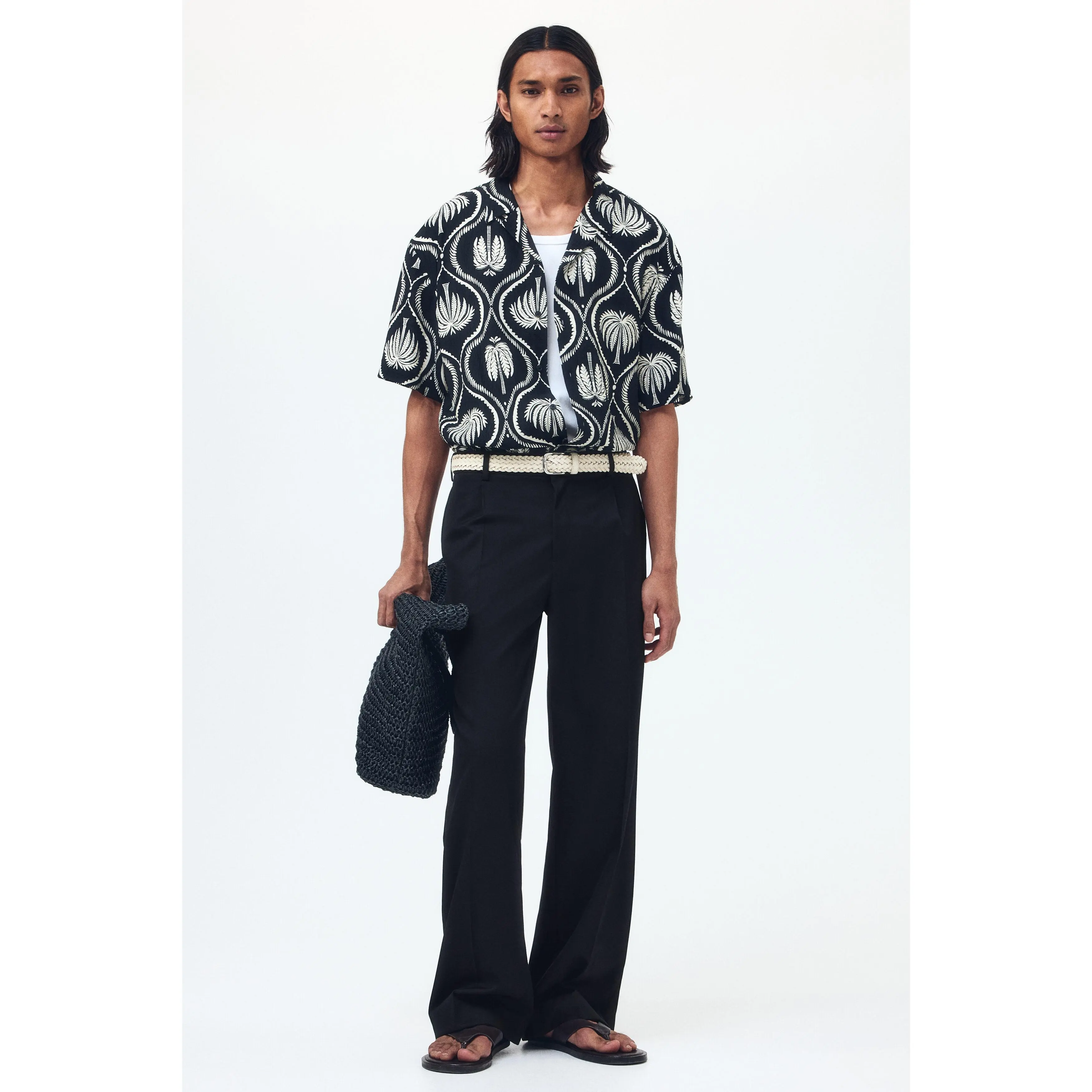 H&M Loose Fit Tailored trousers