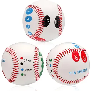 3 Pcs Baseball Pitching Grip Trainers, Baseball with Finger Placement Softball Throwing Equipment for Teenagers Beginners Gifts to Learn Multiple Grips Accessories(Hard)