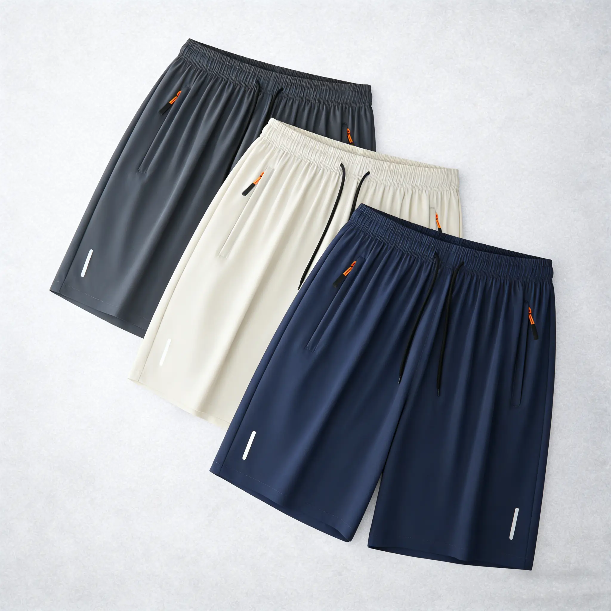 Dark Blue + Khaki + Dark Gray