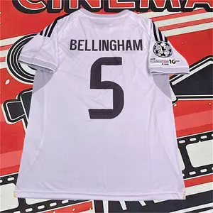2025 2026 Madrid Home Bellingham No.5 Short-Sleeve Football Jersey