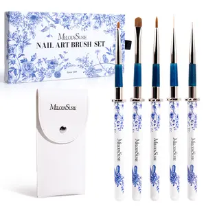 MelodySusie Modular Design Nail Art Liner Brush 5Pcs