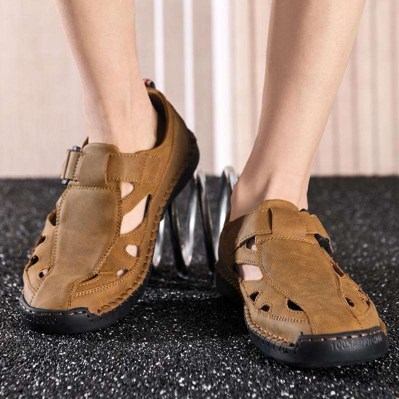 Men's Summer Casual Sandals Outdoor Comfort Slip Resistant Fisherman Shoes Hiking Sandals