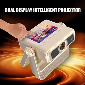 Ruibo Shop A5PRO Projector 8K/1080P Smart Touchscreen WiFi6/5G Android 11 Bluetooth5.4 350 ANSI Lumens for Outdoor Movies & Gatherings