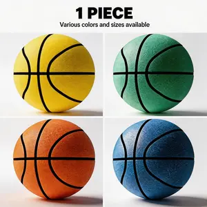 Silent Foam Basketball, Child Safety Basketball, Indoor Noise-Free Game Ball, No Inflation Needed, Safe for Kids and Neighbors, Perfect Gift Choice