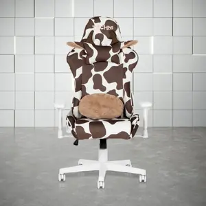 Techni Sport TS85 Brown COW Series  Chair-B031P194289
