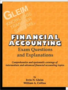 USED-Financial Accounting Exam Questions & Explanations by Irvin N. Gleim (Paperback)