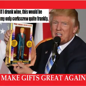 DONALD TRUMP Corkscrew - Wine Opener of The United States aka WOTUS - President Trump Gadget