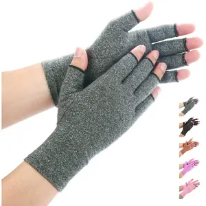 Duerer Arthritis Gloves Women Men, Carpal Tunnel, Rheumatiod, Tendonitis, Fingerless Hand Thumb Compression Gloves