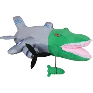 nurie Italian Brainrot Plush Toy, 11 Inch Bombardino Crocodilo Fun Room Decoration Brainrot Toys, The Ideal Choice for Fans and Kids