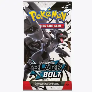 Black Bolt English Booster Pack (1) For TikTok Live Opening Only