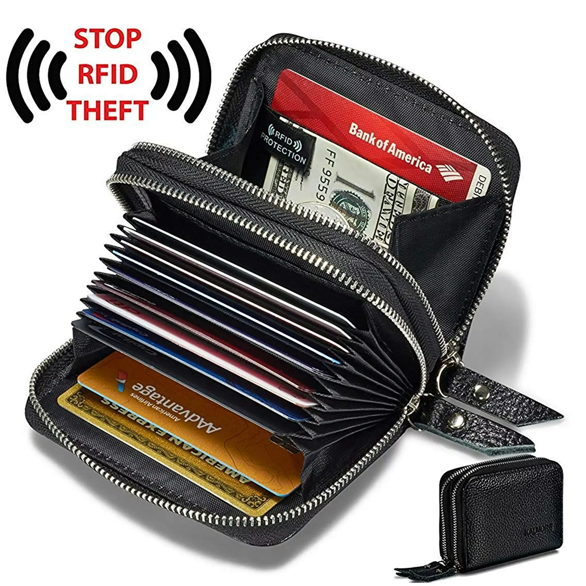 Wallets for women, rfid blocking women's wallet,credit card holder, genuine leather purse,card wallet