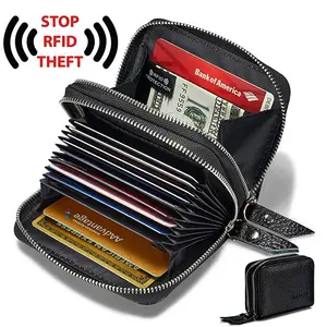 Wallets for women, rfid blocking women's wallet,credit card holder, genuine leather purse,card wallet