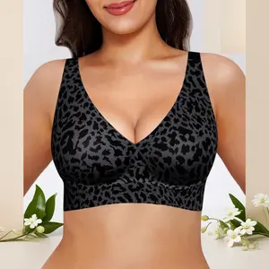 Wireless Bras for Women – Seamless No Underwire Push Up Bra, Supportive Deep V Bralette, Everyday Comfortable T-Shirt Bra, Lightweight Soft Padding – S-XXL