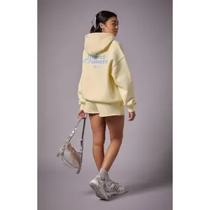 Third Charm Women's Yellow Puff Graphic Vol. 1 Hoodie