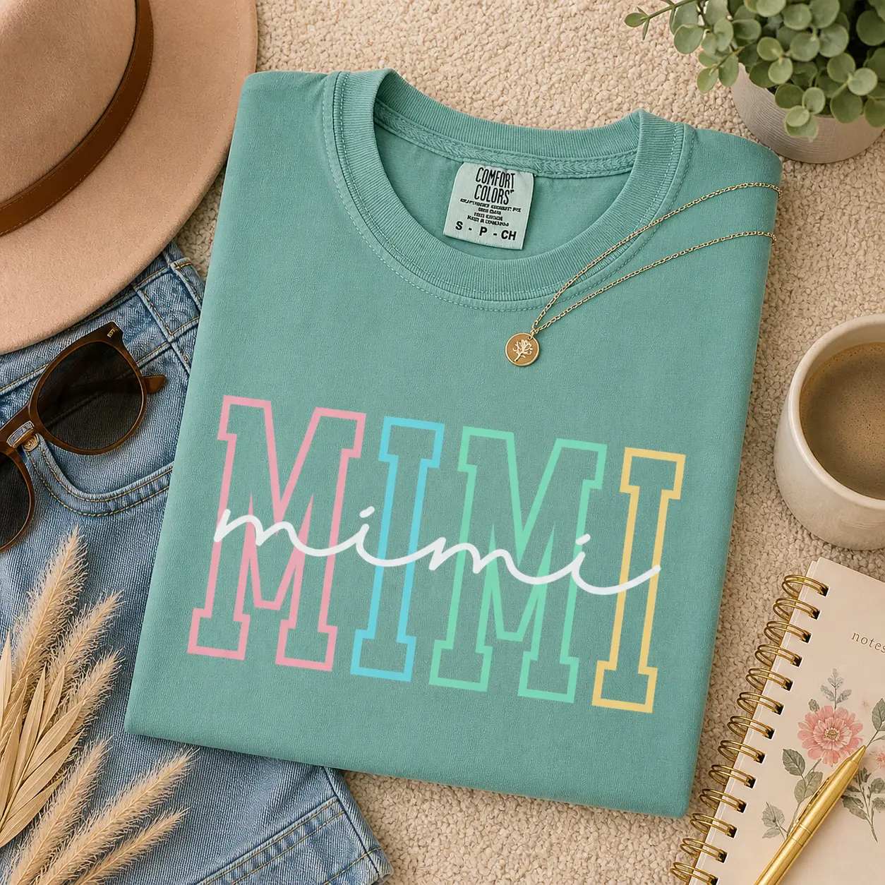 Comfort Colors Mimi Shirt, Mimi T-Shirt, Mimi Tee, Cute Mimi Shirt, Gift for Mimi, Grandma Gift, Grandmother Shirt, Grandma Mimi Gigi Tee