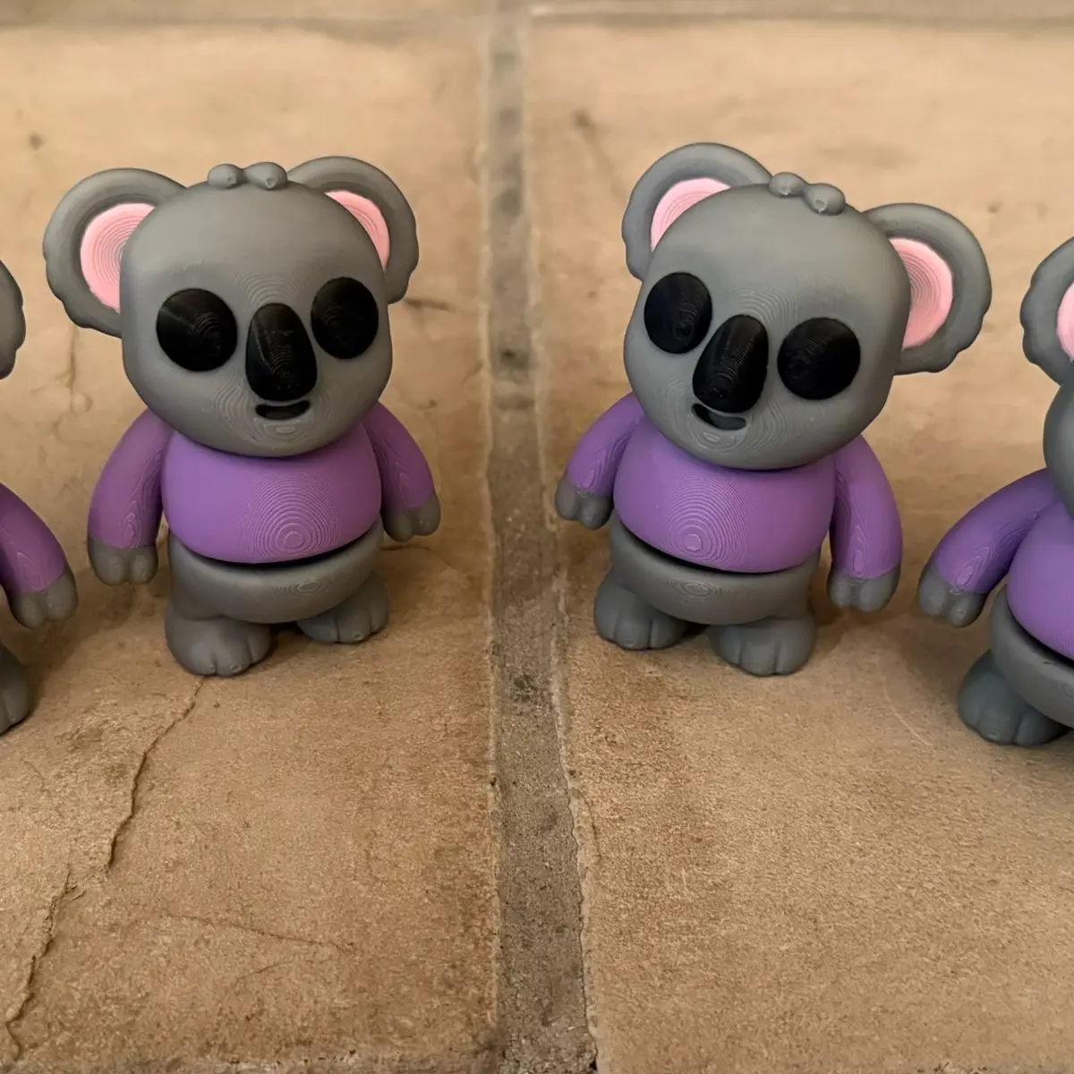 4 Inch Decorative 3D Koala - Unique 3D Design for Home Decor