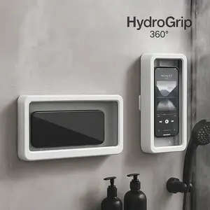 HydroGrip 360° – Waterproof Shower Phone Mount with Full Rotation