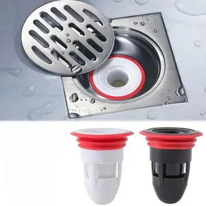 2pcs Floor Drain Shower Waste Water Drainer No Filter Backflow Preventer Sewer Floor Drain Core