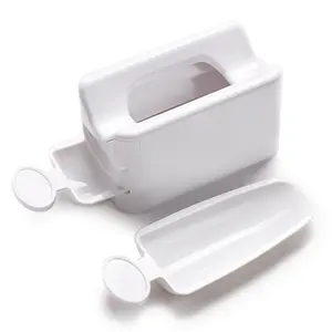 Multi-functional nail powder recycling box, loose powder, glitter, micro diamond felt crushed powder storage collection box with funnel, packaged nail tool, Beauty Supplies Organizer